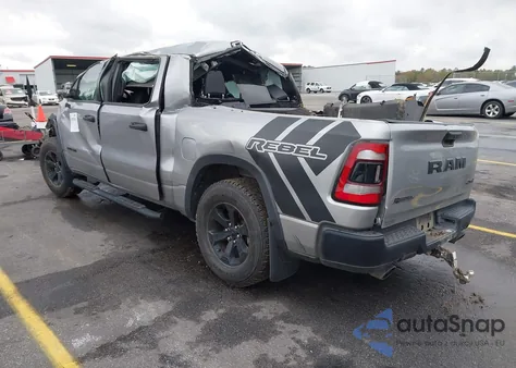 2021 Ram 1500 Rebel 4X4 5'7 Box из США, поврежденный, VIN 1C6SRFLT0MN734774